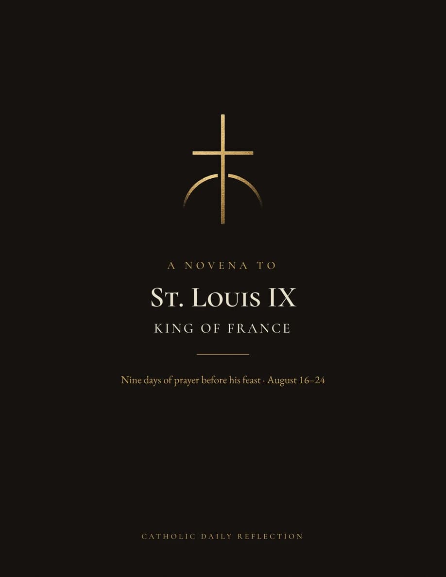 Cover of A Novena to St. Louis IX, King of France